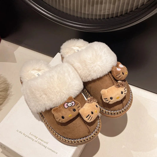 Hello Kitty Plush Slippers